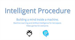 Desktop Screenshot of intelligentprocedure.com