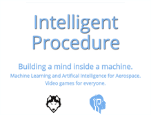 Tablet Screenshot of intelligentprocedure.com